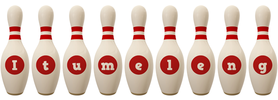 Itumeleng bowling-pin logo