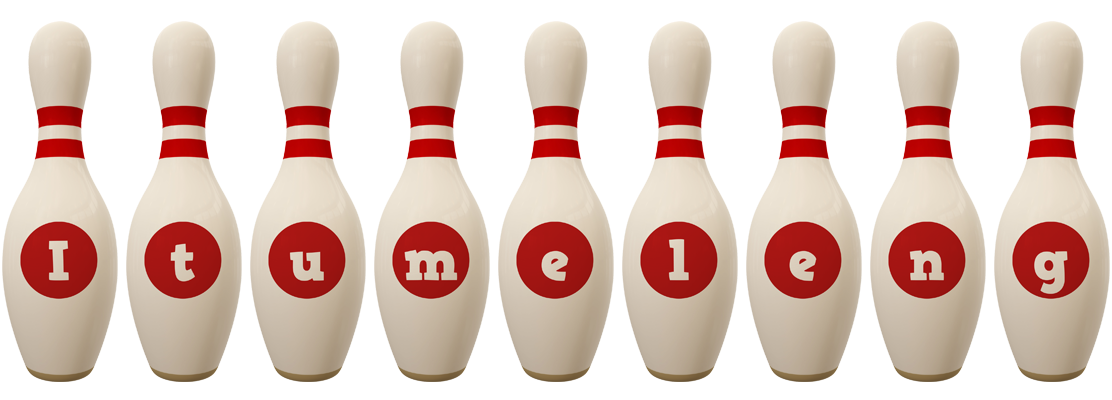 Itumeleng bowling-pin logo