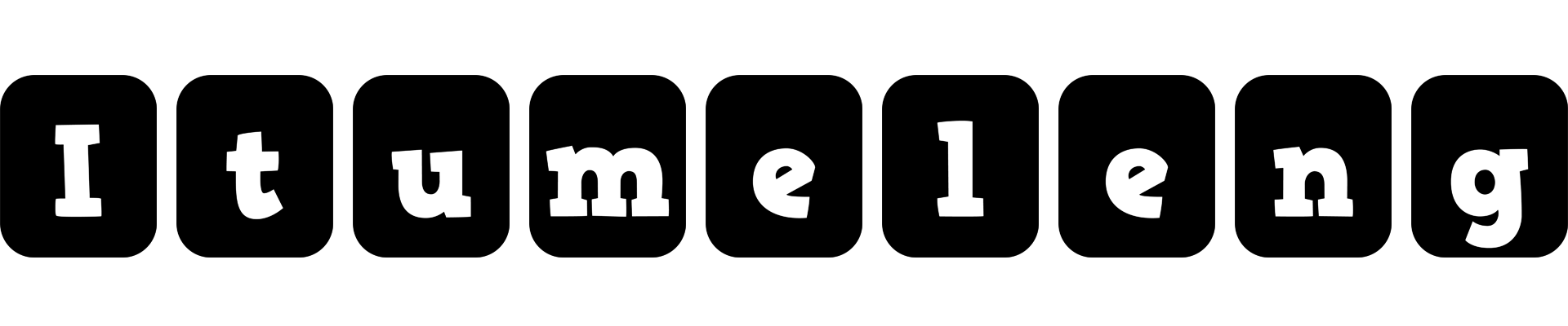 Itumeleng box logo