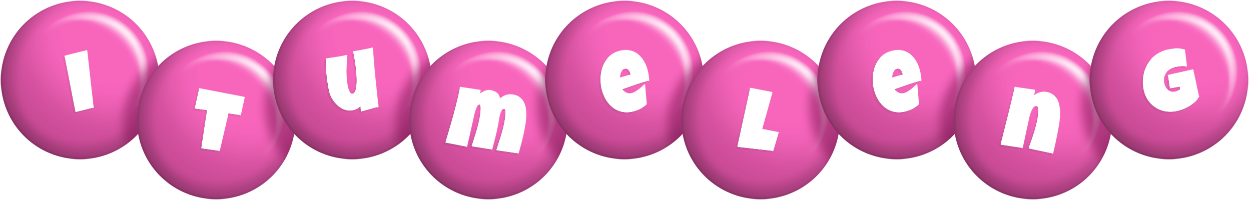 Itumeleng candy-pink logo