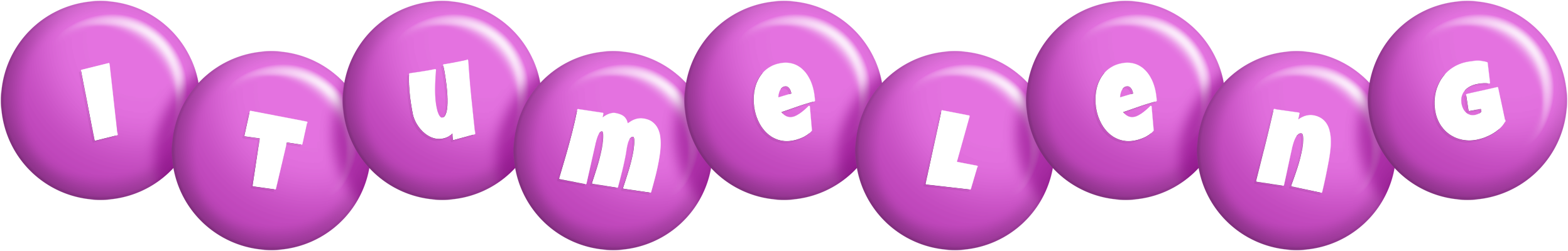 Itumeleng candy-purple logo