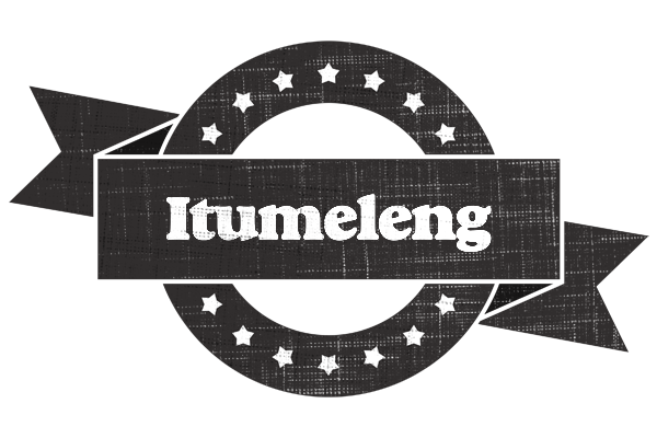 Itumeleng grunge logo