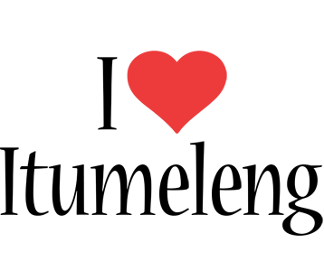 Itumeleng i-love logo