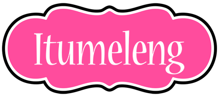 Itumeleng invitation logo