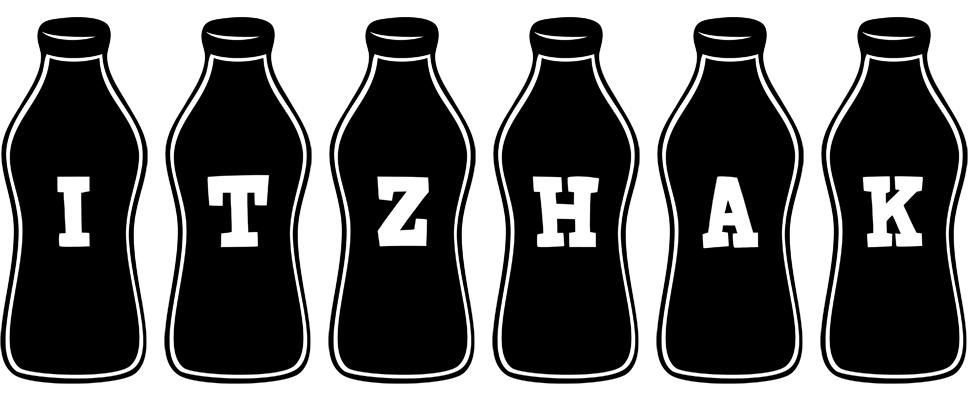 Itzhak bottle logo