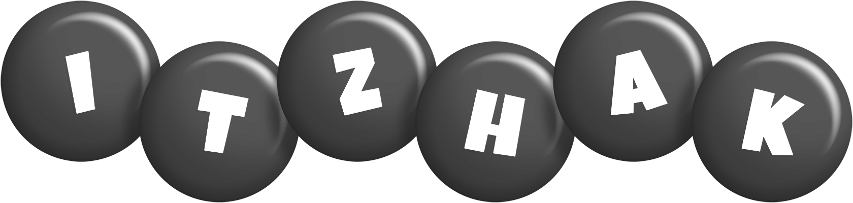 Itzhak candy-black logo