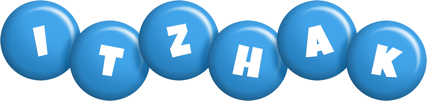 Itzhak candy-blue logo