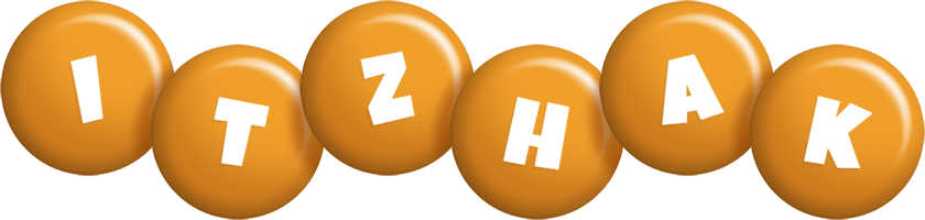 Itzhak candy-orange logo