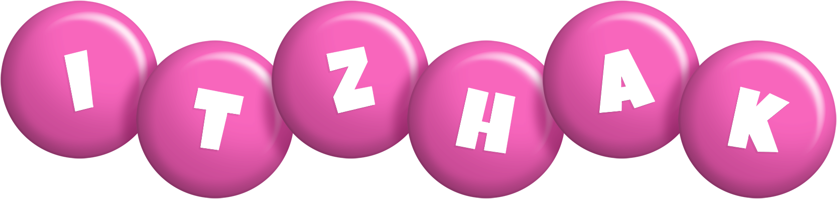 Itzhak candy-pink logo