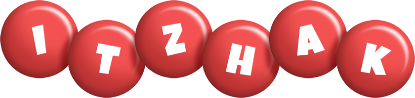 Itzhak candy-red logo