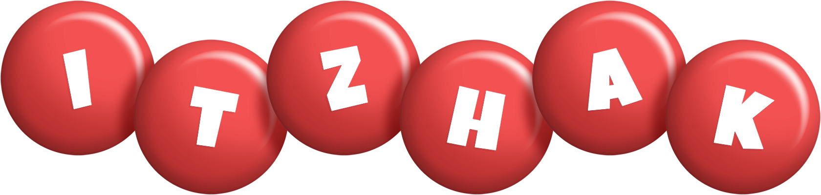 Itzhak candy-red logo