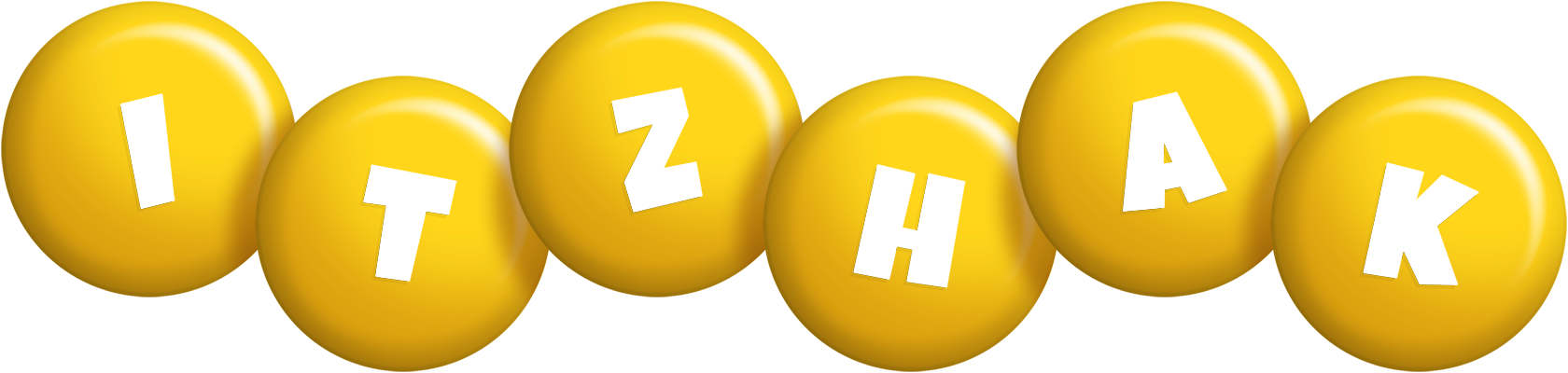 Itzhak candy-yellow logo