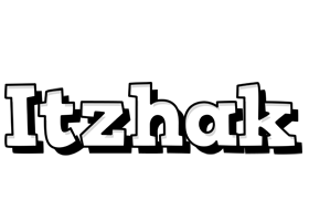 Itzhak snowing logo