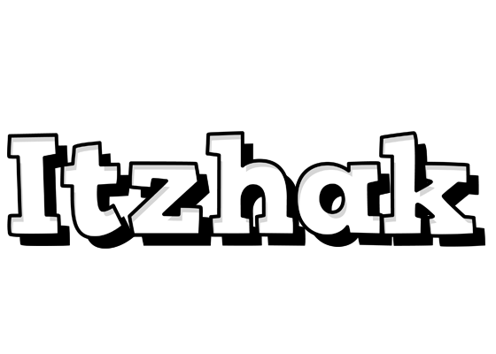 Itzhak snowing logo