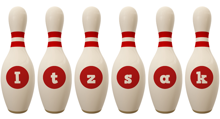 Itzsak bowling-pin logo