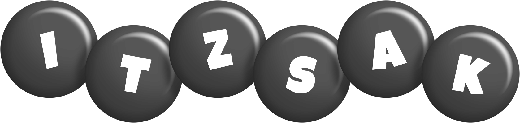 Itzsak candy-black logo