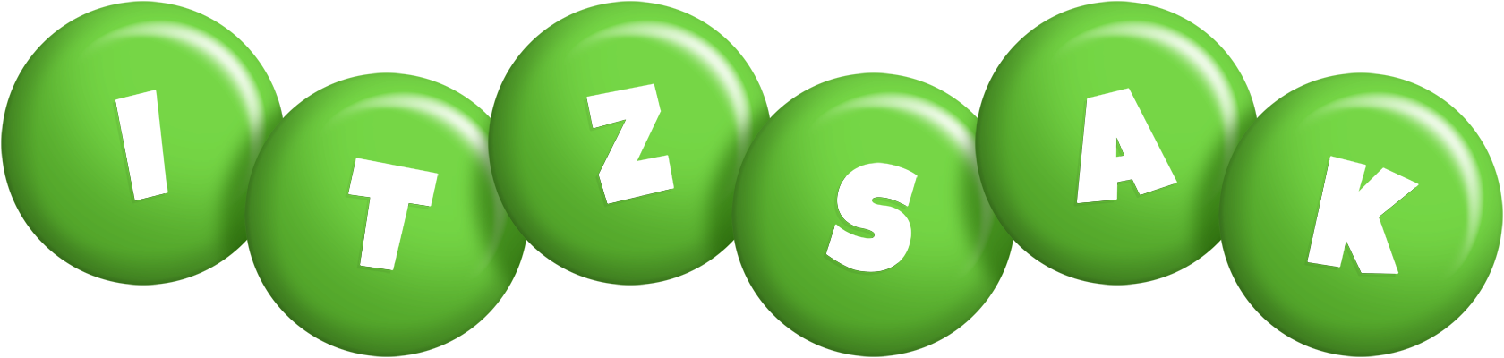 Itzsak candy-green logo