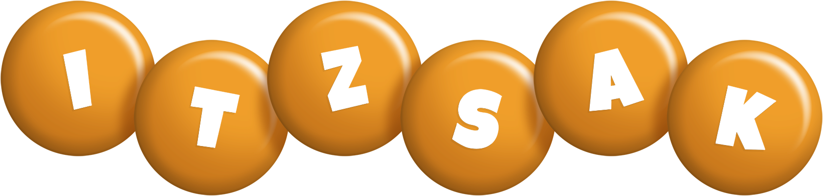 Itzsak candy-orange logo