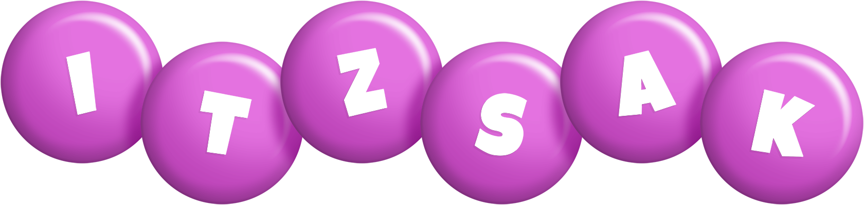 Itzsak candy-purple logo