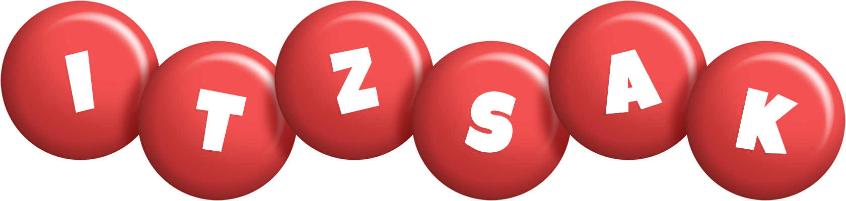 Itzsak candy-red logo