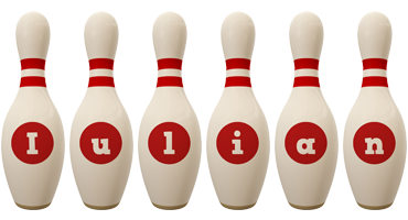 Iulian bowling-pin logo