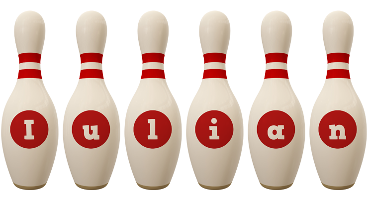 Iulian bowling-pin logo