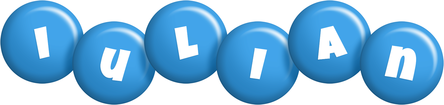 Iulian candy-blue logo