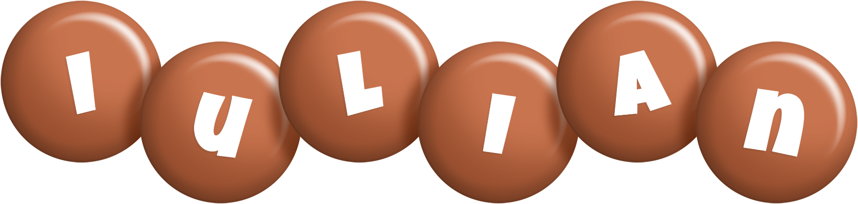 Iulian candy-brown logo