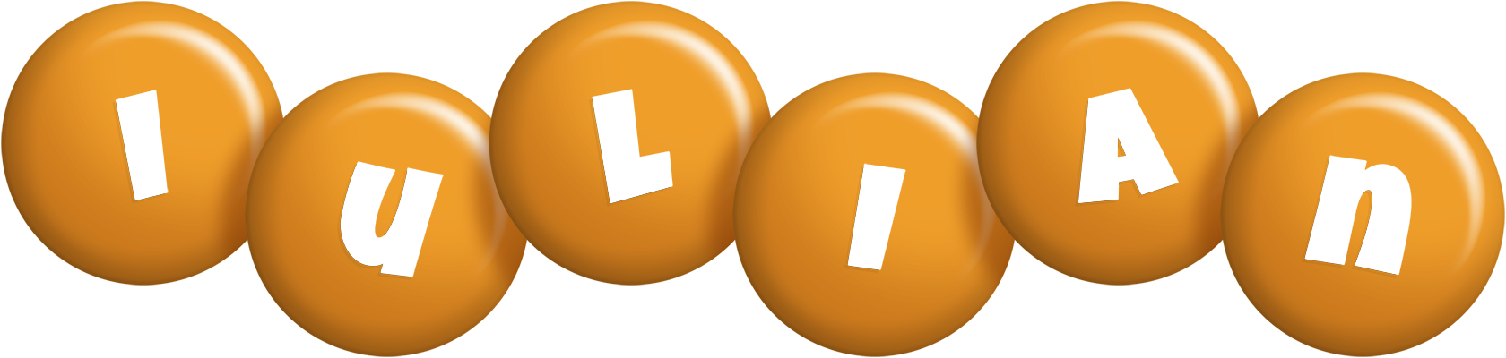 Iulian candy-orange logo