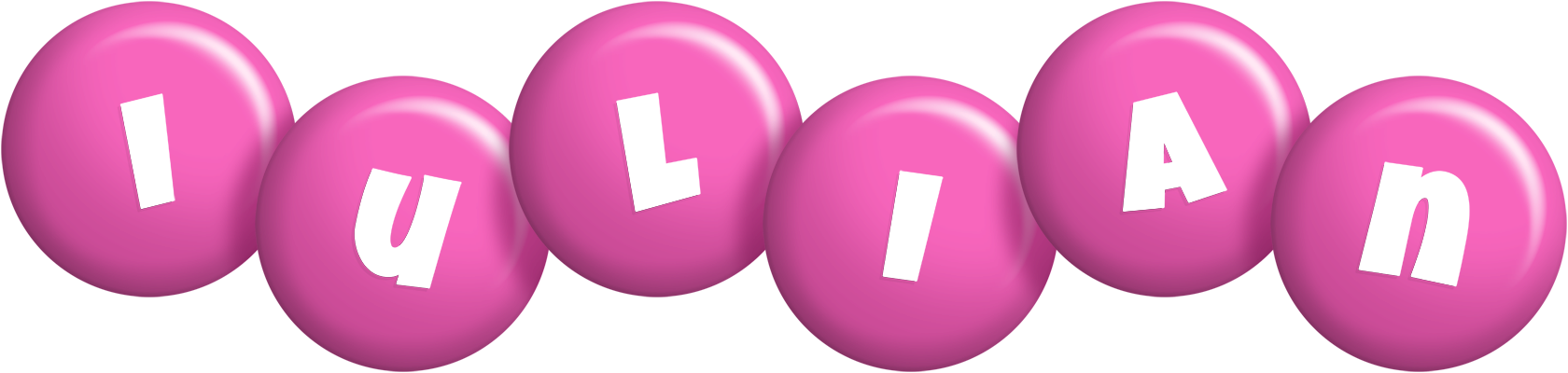 Iulian candy-pink logo