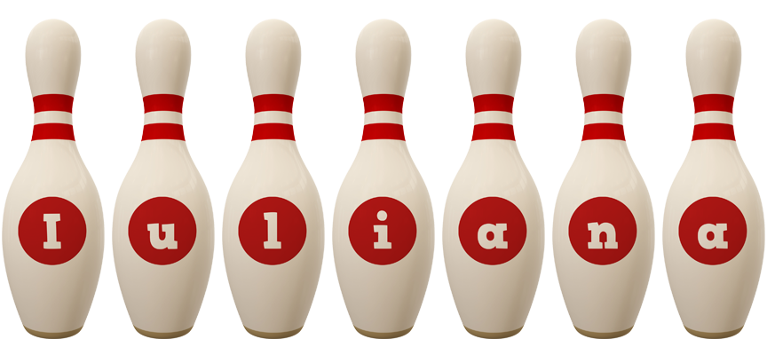 Iuliana bowling-pin logo