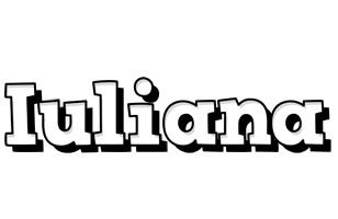 Iuliana snowing logo