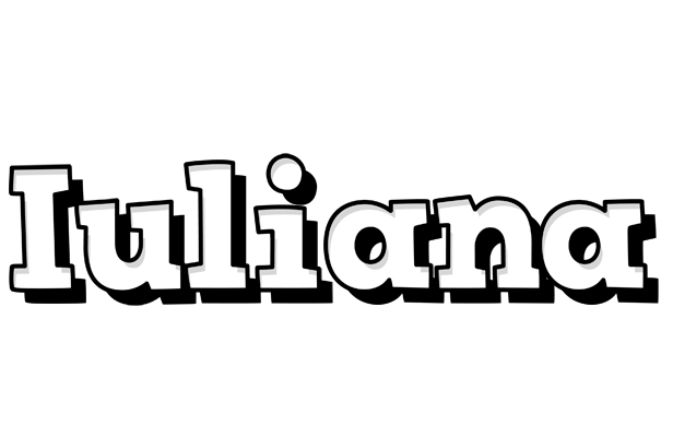 Iuliana snowing logo