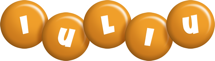 Iuliu candy-orange logo