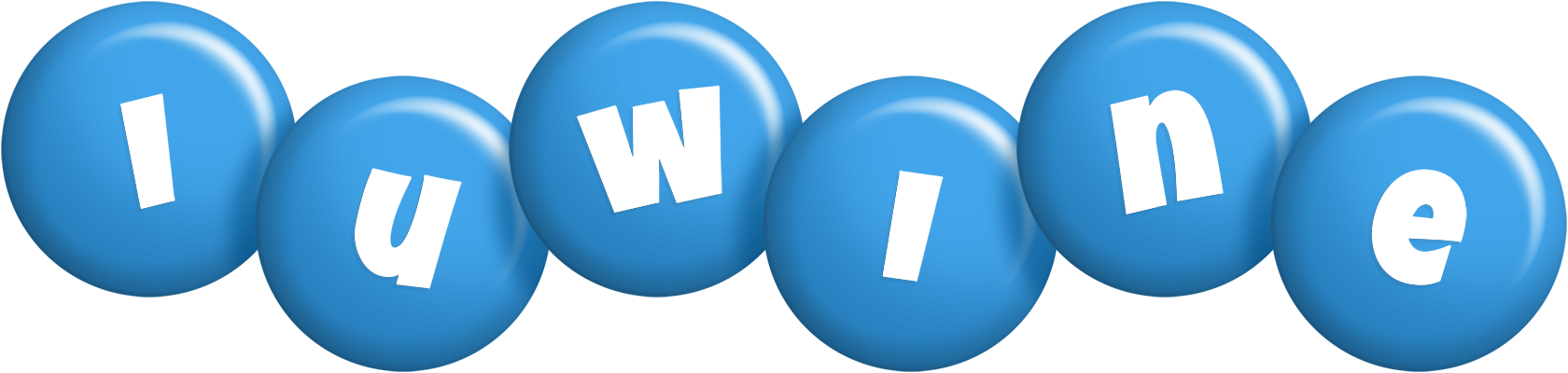 Iuwine candy-blue logo
