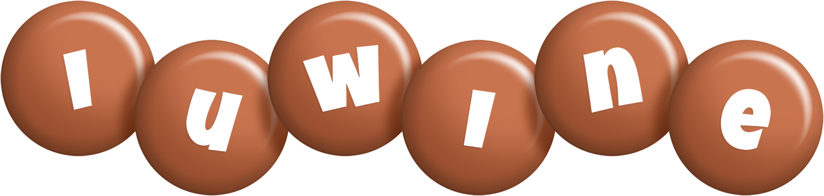 Iuwine candy-brown logo