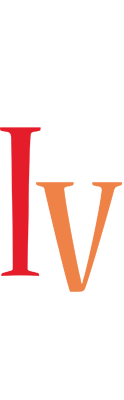 Iv birthday logo