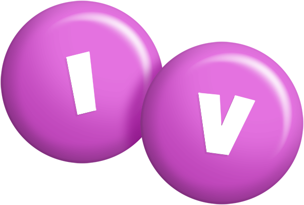 Iv candy-purple logo