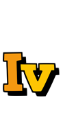 Iv cartoon logo