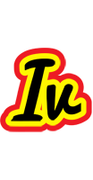 Iv flaming logo