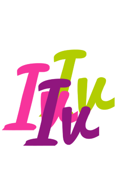 Iv flowers logo