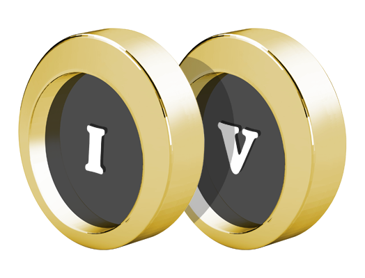 Iv gold logo