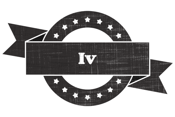 Iv grunge logo