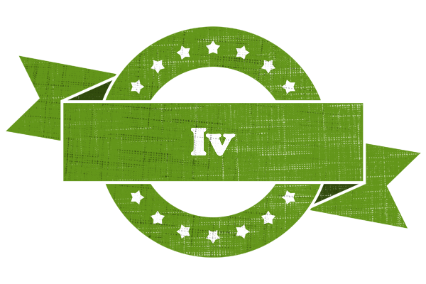 Iv natural logo