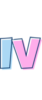 Iv pastel logo