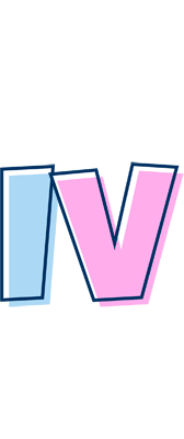 Iv pastel logo