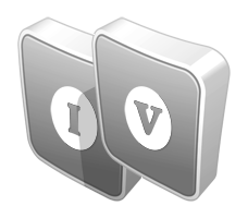 Iv silver logo