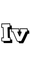 Iv snowing logo