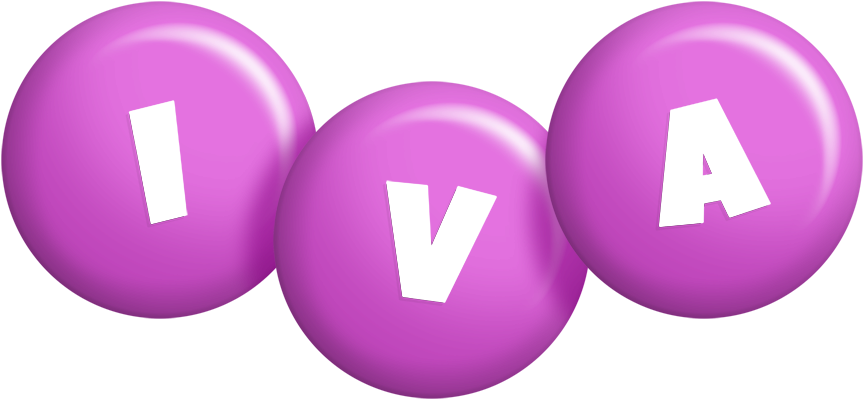 Iva candy-purple logo