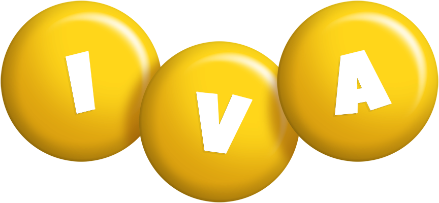 Iva candy-yellow logo